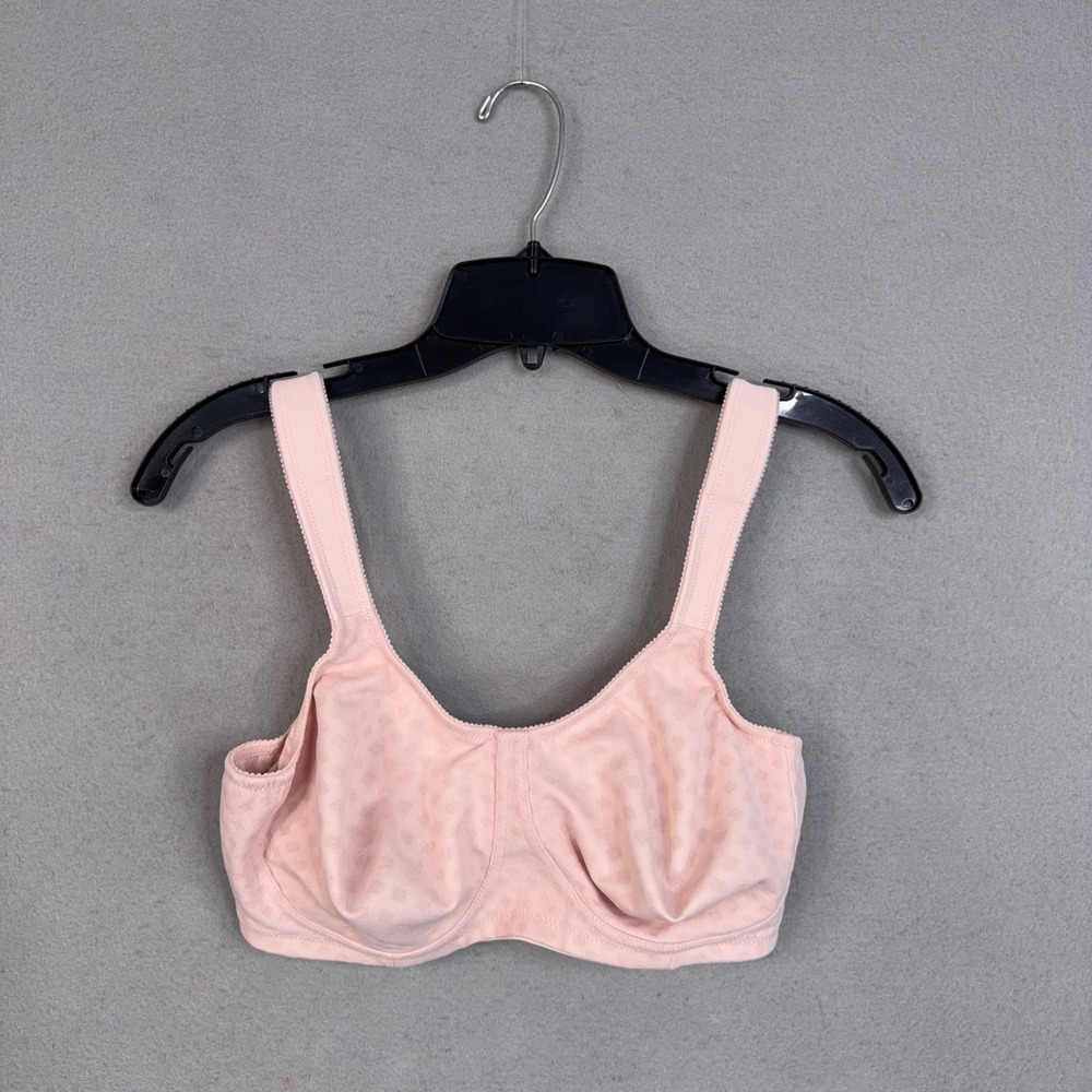 Anita Care Bra Womens 36D Pink Geometric Post-Surgical Comfort Everyday